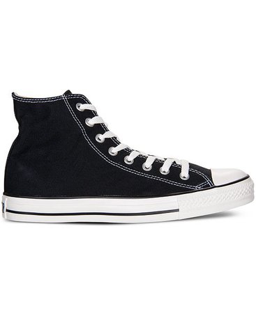 Converse Men's Chuck Taylor Hi Top Casual Sneakers from Finish Line Black Converse men's sneakers 1964272 [VYGMFXQ] - $57.37