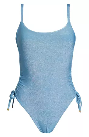 Vitamin A® Gemma Cinched Side Tie One-Piece Swimsuit | Nordstrom
