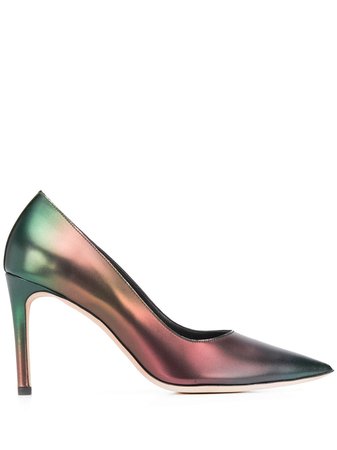 PAUL SMITH gradient-print 100mm pointed toe pumps - FARFETCH