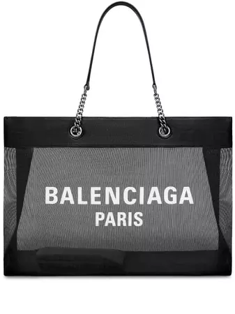 Balenciaga Large Duty Free Mesh Tote Bag - Farfetch