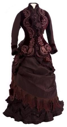 Mrs. LeDuc reception dress 1877