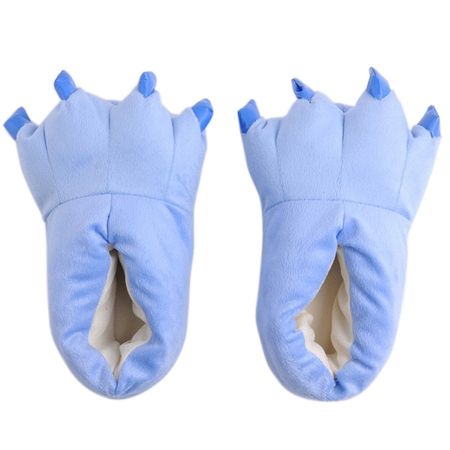 HOTINS Unisex Soft Plush Home Slippers Cosplay Costume Animal Paw Claw Shoes [1541022606-387431] - $11.54
