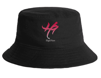 HighNine (하이 나인) Black Bucket Hat