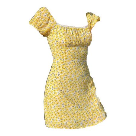 Yellow Mini dress