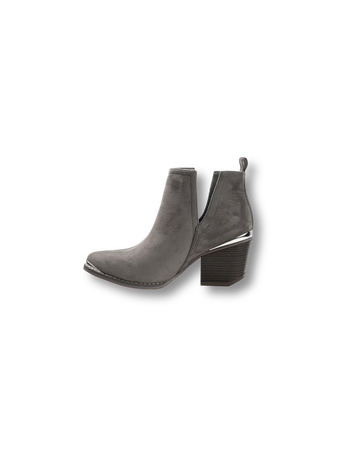 gray Journee Collection Issla Western Booties shoes