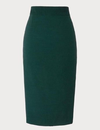 green long skirt