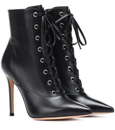 Gianvito Rossi - Exclusive to Mytheresa – Neville leather ankle boots | Mytheresa