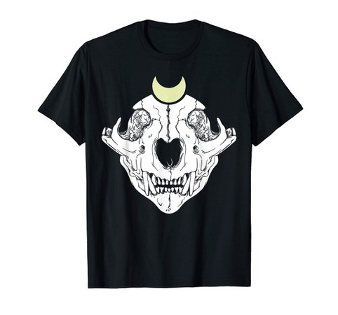Witch Cat Skull Shirt