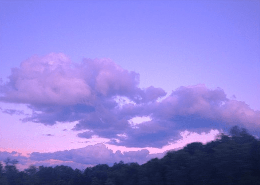 purple sky