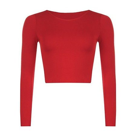 red long sleeve top - Google Search