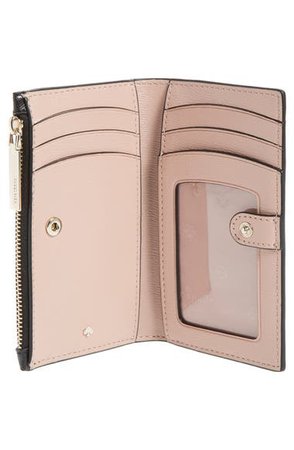 kate spade new york small spencer saffiano leather bifold wallet | Nordstrom