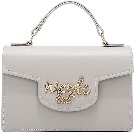 Nicole Lee Small Remi Crossbody and Wallet Handbag with Optional Shoulder Strap, 2 Compartments, Multiple Credit Card Holders (Bubblegum): Handbags: Amazon.com