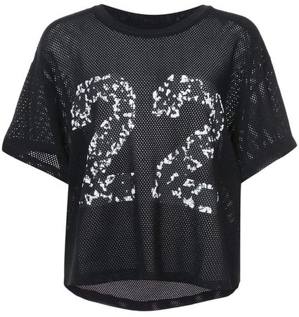 22 mesh cropped T-shirt