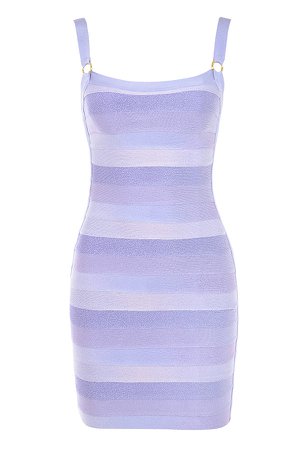 Clothing : Bandage Dresses : 'Brigitte' Violet Bandage Mini Dress