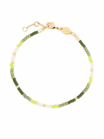 Anni Lu tie-dye stone-embellished bracelet