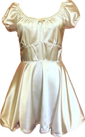 vintage satin babydoll dress