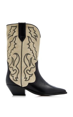Duerto Leather Western Boots By Isabel Marant | Moda Operandi
