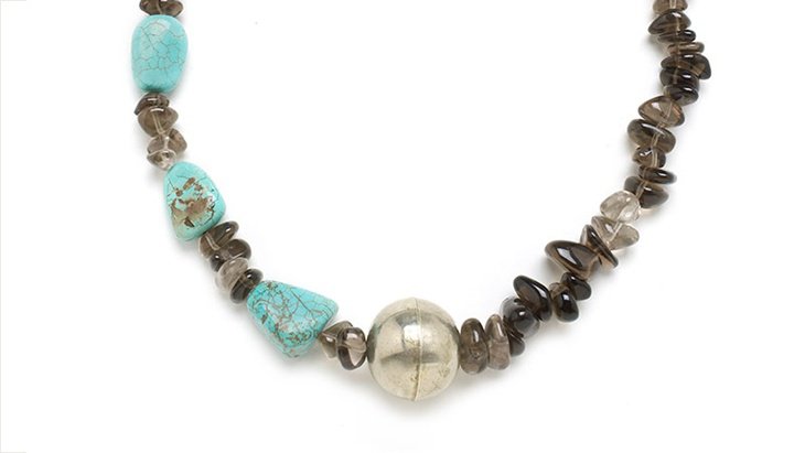 December birthstone: Turquoise necklace & bracelet - Facet Jewelry Making