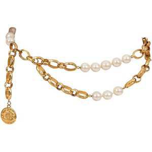Chanel Oversize Pearl Necklace/Belt