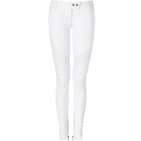 Munaska White Leather Pants - Leather4sure Leather Pants