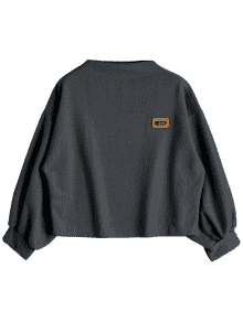 Grey Sleeve Sweatshirt