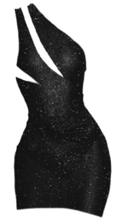 black glitter dress v2