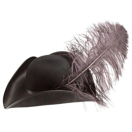 Leather Buccaneer Hat - Pirate Hat with Feather - Steampunk Hatter – Head'n Home