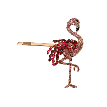 JESSICABUURMAN – DERRI Diamante Flamingo Hairclip