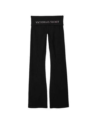 Yoga Foldover Cotton Flare Legging - Victoria's Secret - vs