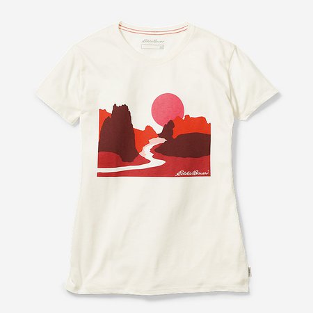 Women's Graphic T-shirt - Outdoor Geo | Eddie Bauer