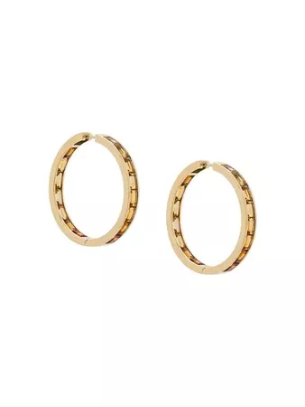 Daou 18kt Gold Citrine Golden Hoop Earrings - Farfetch