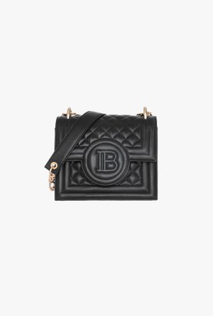‎BALMAIN x CARA Quilted Leather Bbag 21 Bag ‎ for ‎Women‎ - Balmain.com
