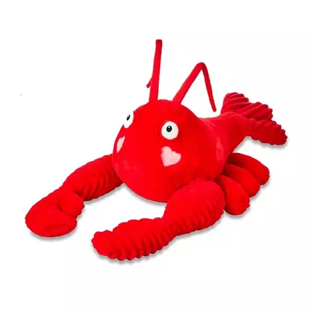 Valentine's Day 8.5in Red Large Fluffy Floppy Pal Plush Toy for Adult, Lobster, by Way To Celebrate - Walmart.com
