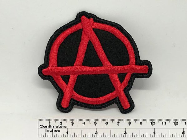 Anarchy logo patch | Etsy