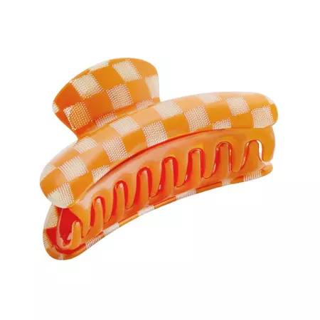 Machete Grande Heirloom Claw in Orange Checker – Machete Jewelry