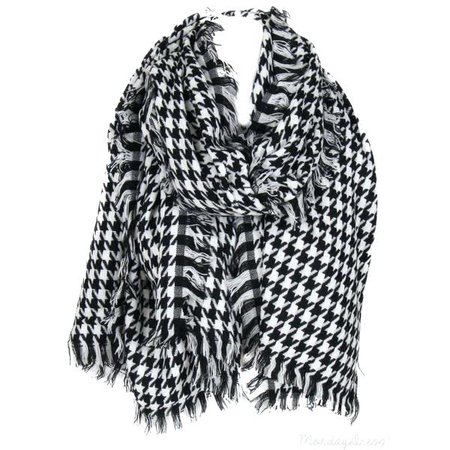 houndstooth scarf - Google Search