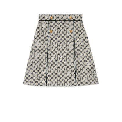 GG Canvas A-line Skirt | GUCCI® US