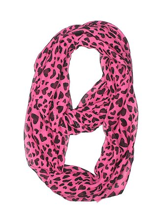 Betsey Johnson 100% Polyester Hearts Pink Scarf One Size - 76% off | thredUP