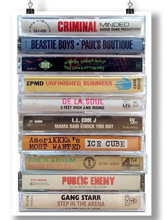 Hip Hop Cassettes Poster