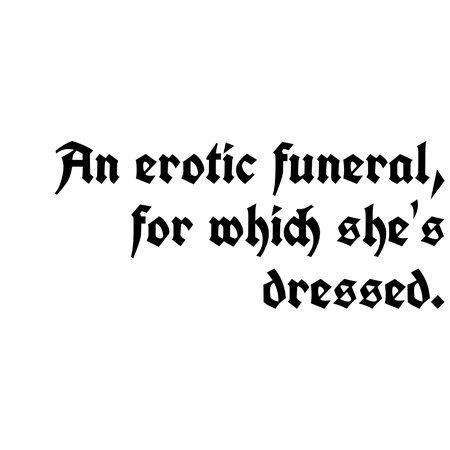 erotic funeral
