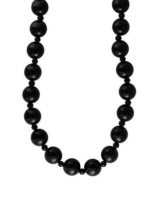 Effy® Onyx Beaded Necklace in 14K Yellow Gold