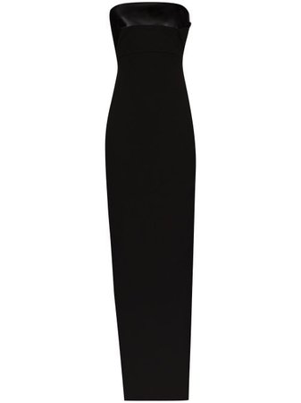 Shop black Rick Owens bustier strapless evening gown with Express Delivery - Farfetch