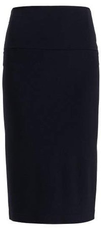 Tube Stretch Jersey Skirt - Womens - Navy