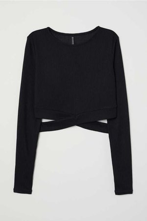 Short Sweater - Black | H&M US