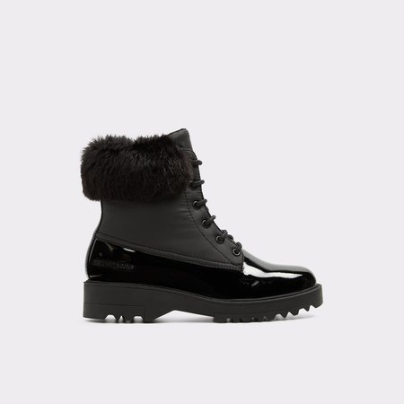 Breadda Black Synthetic Mixed Material Women's Winter boots | Aldoshoes.com US