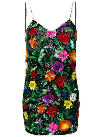 Ashish Magic Flowers sequin mini dress £2,569 - Shop Online SS19. Same Day Delivery in London
