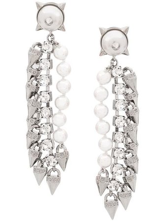 Dsquared2 Punk Crystal Earrings