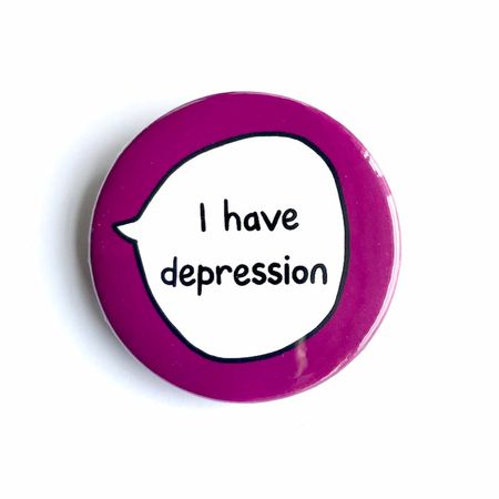 I have depression || sootmegs.etsy.com