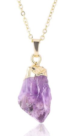 purple quartz necklace - Google Search