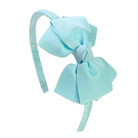 Amazon.com : Shemay Fashion Solid Grosgrain Ribbon Hair Bows and Headbands for Toddlers Girls Kids : Beauty